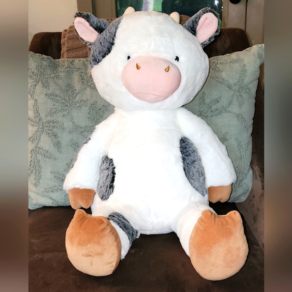 Plush 22" Cow Kids Collection Soft Stuffed Animal